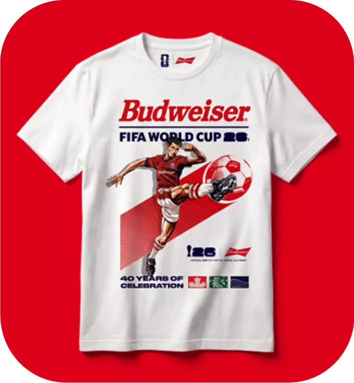 Budweiser FIFA World Cup サッカーシャツ Budweiser